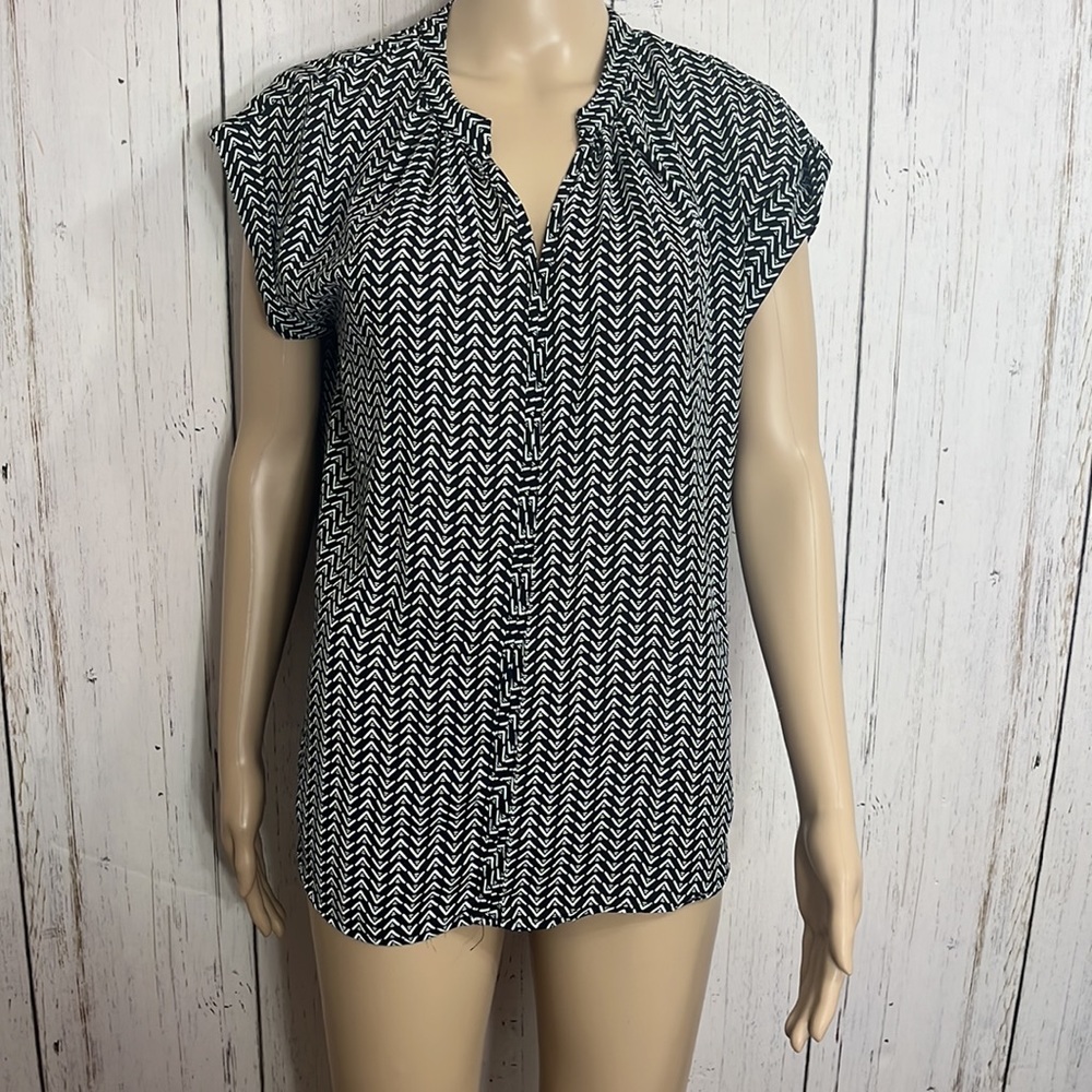 Anthropologie Pleione Capped sleeves Top Size XS Oversized